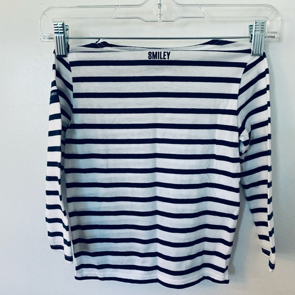 SAINT JAMES x Smiley Smiley iconic sailor striped shirt for children - Picture 4 of 5